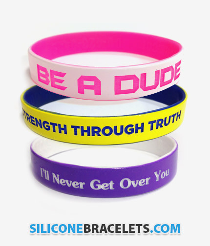 COLOR COATED WRISTBANDS