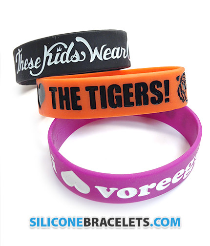 THREE QUARTER INCH WRISTBANDS